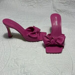 Marc Fisher Women's Pink Slide Sandals